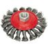 Vorel Roata de sarma filetata 100 mm otel