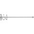 Vorel Tija de amestecare 115 mm cu filet M14