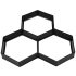 Vorel Sablon patrat hexagonal 360x360 mm