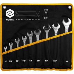 Vorel Set de chei cu stea 9 piese 6-19 mm