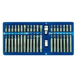 Vorel Bit set de cap 40 de piese cu cutie metalica