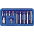 Vorel Set cap bit Spline M5-M12 11 bucati