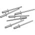 Vorel Set de nituri pop din aluminiu 19x4 mm 50 buc