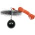 Vorel Kit de curatare a cosului de fum 10 m 250 mm 2,5 kg