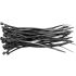 Vorel Legaturi de cablu negru 300x3,6 mm 100 bucati