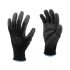 Vorel Manusi de lucru acoperite cu PU negru 9