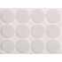 Vorel Tampon autoadeziv anti-alunecare alb simtit 28 mm 12 buc