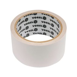 Vorel Banda adeziva dubla fata alb 50 mm x 10 m