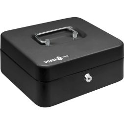 Vorel Cutie de bani cu compartimente incuietoare cu cheie 200x160x90 mm