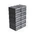 Vorel Dulap de depozitare piese de schimb 10 sertare, 225x155x100 mm
