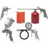Vorel Set pistol de suflat cu aer 5 piese