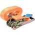 Vorel Curea de fixare cu carlig de aschiere 6 m x 50 mm 2 buc 1,5 t