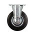 Vorel Roata industriala fixa 100 mm 60 kg negru