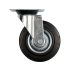 Vorel Roata industriala pivotanta 125 mm 100 kg negru