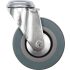Vorel Roata industriala pivotanta, surub 100 mm 45 kg gri