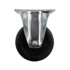 Vorel Roata industriala fixa 65 mm 30 kg negru
