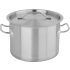 Yato Gastro Low Pots cu capac 25x18cm 9l inox