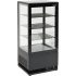 Yato Gastro Vitrina frigorifica verticala cu afisaj, negru 78l 42x38x96cm
