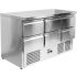 Yato Gastro Masa frigorifica cu 6 sertare 368l 136,5x70x88cm
