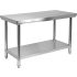 Yato Gastro Masa centrala din otel inoxidabil cu raft 150×70×85cm
