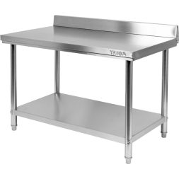 Yato Gastro Masa din otel inoxidabil cu margine spate 100x60x85cm