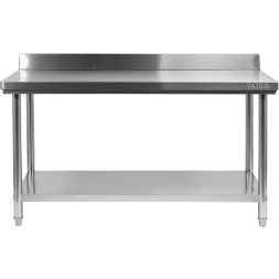 Yato Gastro Masa din otel inoxidabil cu margine spate 150x60x85cm
