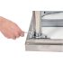 Yato Gastro Masa din otel inoxidabil cu margine spate 80x70x85cm