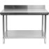Yato Gastro Masa din otel inoxidabil cu margine spate 120x70x85cm