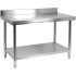 Yato Gastro Masa din otel inoxidabil cu margine spate 140x70x85cm