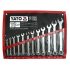 Yato Set de chei stea 12 piese 8-24 mm