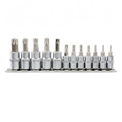Yato Torx varf de siguranta cu mufa, 37; 48 mm - 1/4; 3/8 inch - set de 12