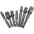 Yato Set adaptor soclu 8 piese 1/4" Hex -> 1/4", 3/8", 1/2" patrat CrV