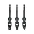 Yato Set adaptor cu balamale 3 piese 1/4" Hex -> 1/4" 3/8" 1/2" patrat CrV