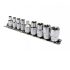 Yato Set de mufe 9 piese Torx extern 1/4", 3/8" CrV