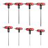 Yato Set de chei Allen in forma de T cu bila 8 piese 2,5-10 mm S2