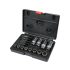 Yato Set de surubelnite cu cap si extractor de suruburi 17 bucati