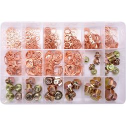 Yato Set de suruburi si saibe din cupru pentru tigaia de ulei 534 bucati