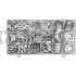 Yato Set de saibe din aluminiu 450 piese