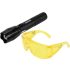 Yato Lanterna UV reincarcabila + ochelari de protectie (baterie + incarcator)