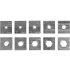 Yato Set de falci de presa 10 bucati 16-240 mm pentru presa hidraulica YT-22861