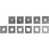 Yato Set de falci de presa 11 bucati 16-300 mm pentru presa hidraulica YT-22862