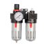 Yato Filtru de aer pneumatic cu regulator de presiune cu rezervor de lubrifiere 1/4" 90 cm3