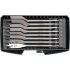 Yato Set de burghie plate pentru lemn 8 piese cu biti (12-16-18-20-22-25-28-32 mm)
