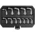 Yato Set de chei tubulare cu stea deschisa 12 piese 3/8" 8-19 mm CrV