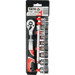 Yato Set de prize 12 piese 3/8" 10-24 mm CrV