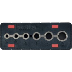 Yato Sablon de gaurit 4-12 mm