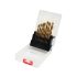 Yato Set de burghie pentru metal 19 piese 1,0-10,0 mm HSS-TiN