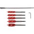 Yato Set de burghie pentru lemn 7 piese 16-25 mm 165mm