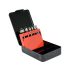 Yato Set frezare conica pentru metal 6 piese (6,3-8,3-10,4-12,4-16,5-20,5 mm) suport de biti HSS