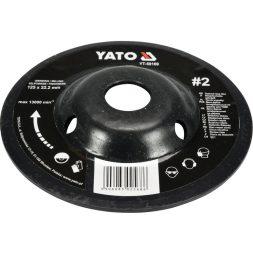 Yato Disc de muschi mediu #2 125 x 22,2 mm